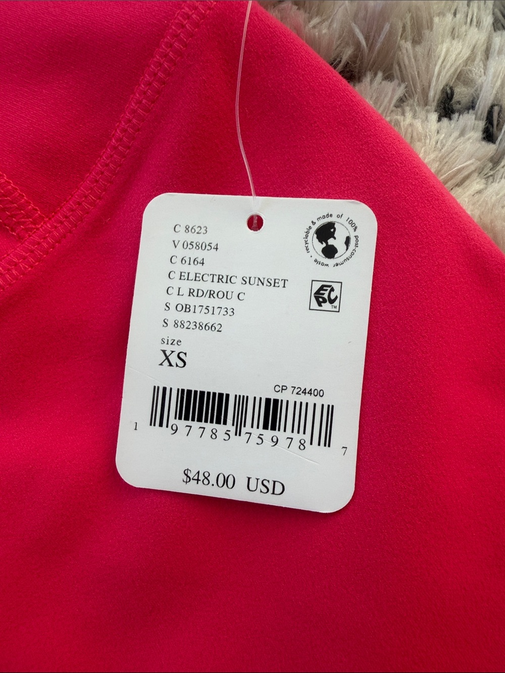 Free People High-Rise Hot Pink Bike Shorts - Picture 3 of 5